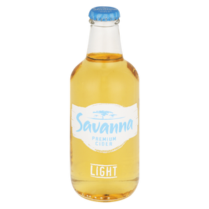 Savanna Light Cider Glass 330ml Bottle