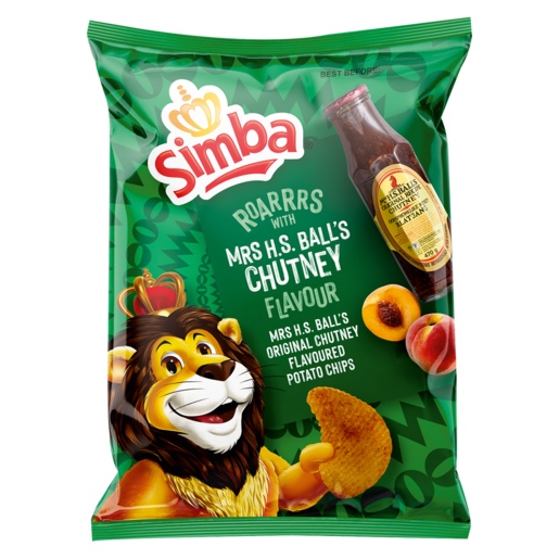 Simba Chips Mrs Balls Chutney 125g - The South African Spaza Shop