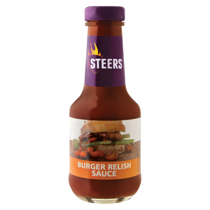 Steers Sauce Burger Relish Sauce 375ml - The South African Spaza Shop