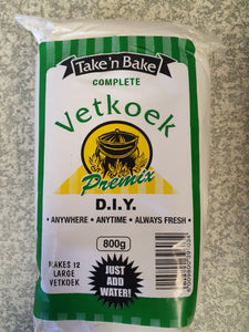 Take n Bake Complete Vetkoek DIY Premix 800g - The South African Spaza Shop