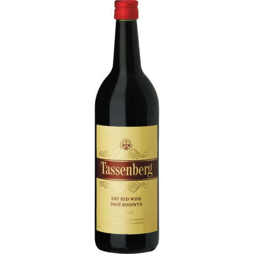 Tassenberg Dry Red Wine 750ml - The South African Spaza Shop